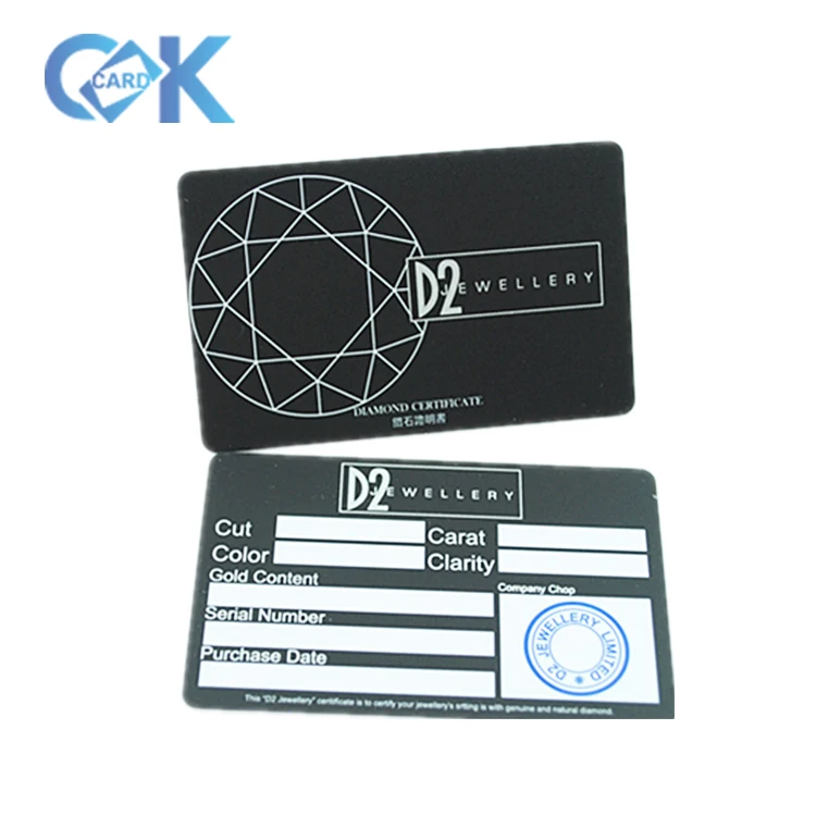 Certificate of Authenticity Card – Junipurr Jewelry