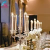 table decorations wholesale wedding crystal candelabra with cylinder lampshade