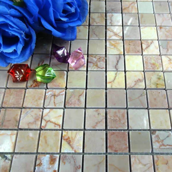 Pink Polished marble pattern floor design marble tunisia