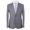 easy care various colors gray side vents slant pockets 2 buttons suits 2 pieces of suit classic