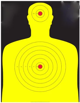 Cheap Splatter Targets Human Silhouette - Paper Gun Range Shooting ...