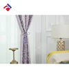 sheer embroidered printed window fabric curtain bedroom wholesale