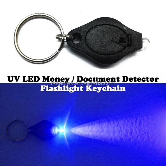 Promotional Gifts Uv Keychain Flashlight Micro Led Ultraviolet Light