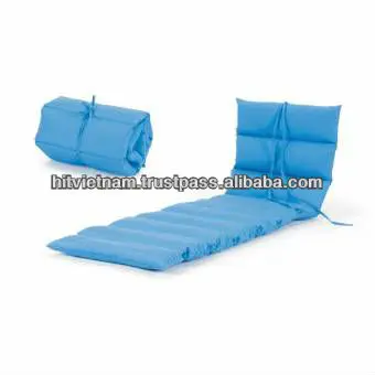 Cushion Pad With 9 Schings And 5 Ties Roll Up Portable Outdoor Cushion Pad With 9 Schings And 5 Ties Roll Up Portable Outdoor Beach Chair Chaise Lounge Cushions