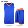 Reversible basketball practice jersey, Wholesale custom team men's mesh basketball uniform