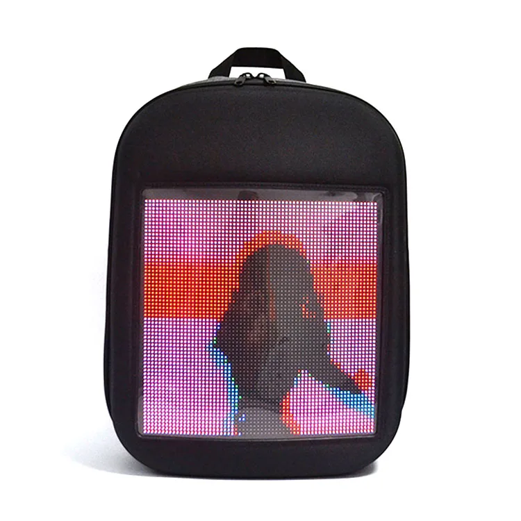 Free Shipping 3rd New Generation Dynamic Displayed LED Backpack APP  Controlled LED Advertising Bag