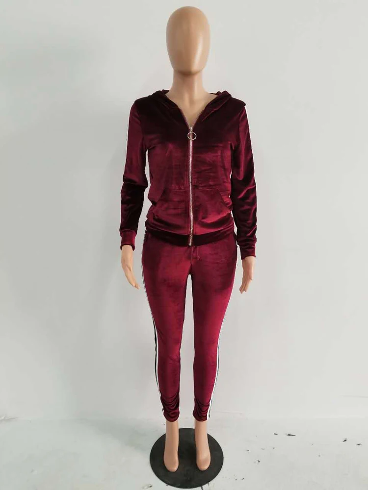 chocolate brown tracksuit womens