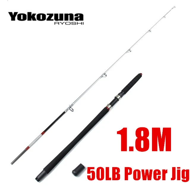 1,8 Mt 50lb Yokozuna Ryoshi Power Jig Rod Kohlenstoff 1,8 Mt 50lb Yokozuna Ryoshi Power Jig Rod Kohlenstoff