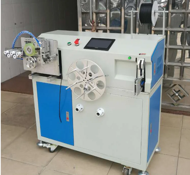 Automatic Cable Measuring And Cutting Machine/wire Bundling Winding