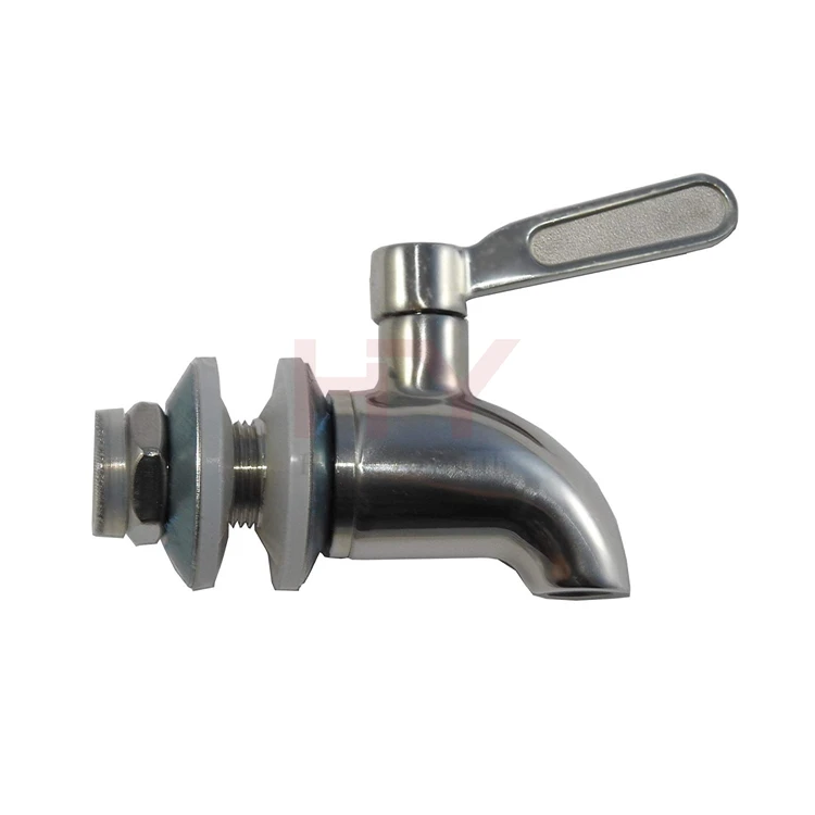 Stainless Steel Replacement Spigot with Ceramic Handle 