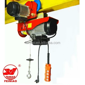 1000kg Micro Electric Rope Hoist,1 Ton Mini Electric Hoist Winch - Buy ...