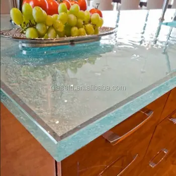 Tempered Glass Kitchen Countertop For Home Furniture Buy Kitchen