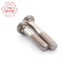 M4 carriage bolts din 603 and 607 flat head carriage bot square neck carriage bolt