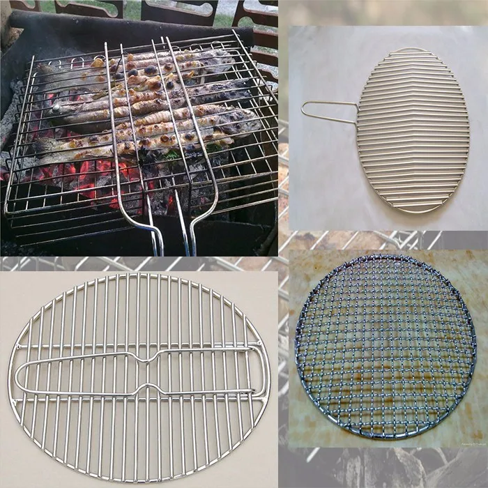 Round Stainless Steel Barbecue Mesh / Bbq Grill Net Buy Stainless