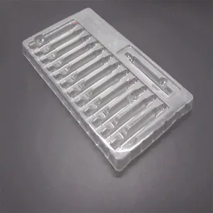 cheap price custom transparent medical ampoule blister tray