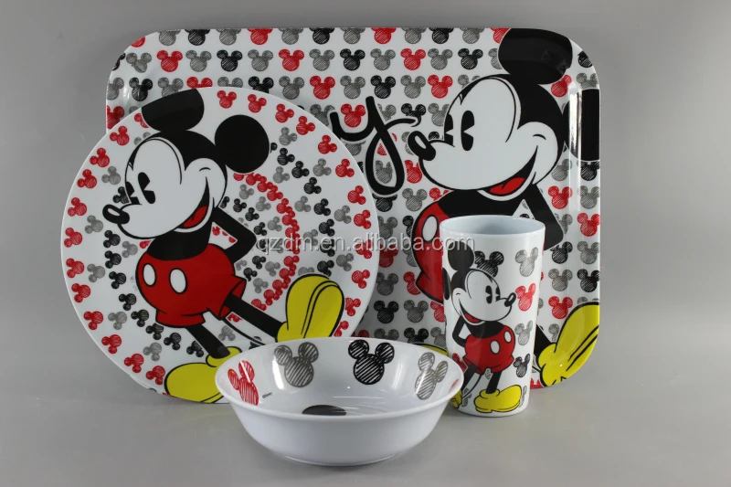 Factory supplies Melamine Dinnerware set Plastic Tableware set