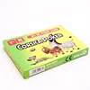 Custom Print Paper and Plastic Study Learning Educational Card Game for Baby Kids Children
