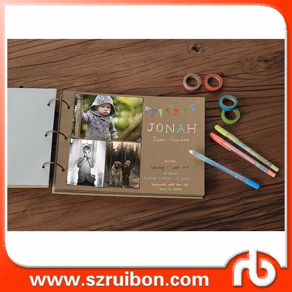A4 Ring Binder Photo Album kraft Scrapbook Album Buy Kraft Photo