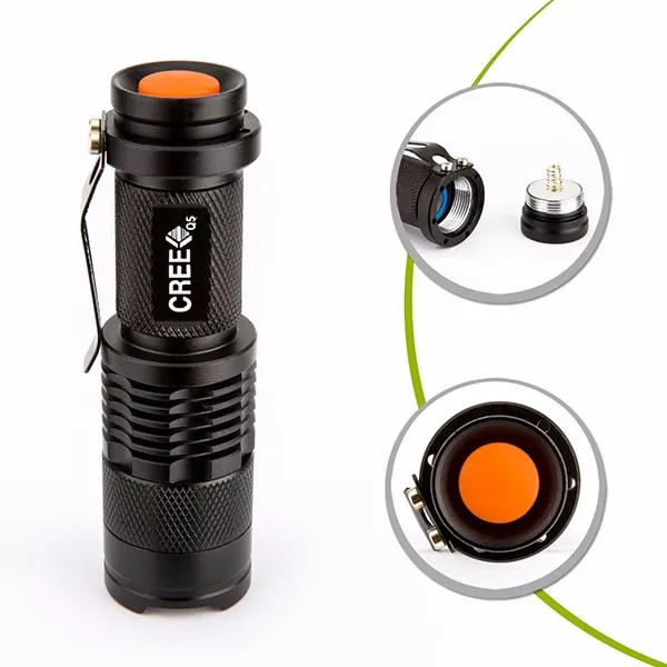 Personalized Cheap Bulk Led Mini Flashlight Aa Battery Pocket Small