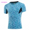 High Quality Bodybuilding Compression Gym Clothing Muscle Fitness Sport Wear Men's Short Sleeve T Shirt