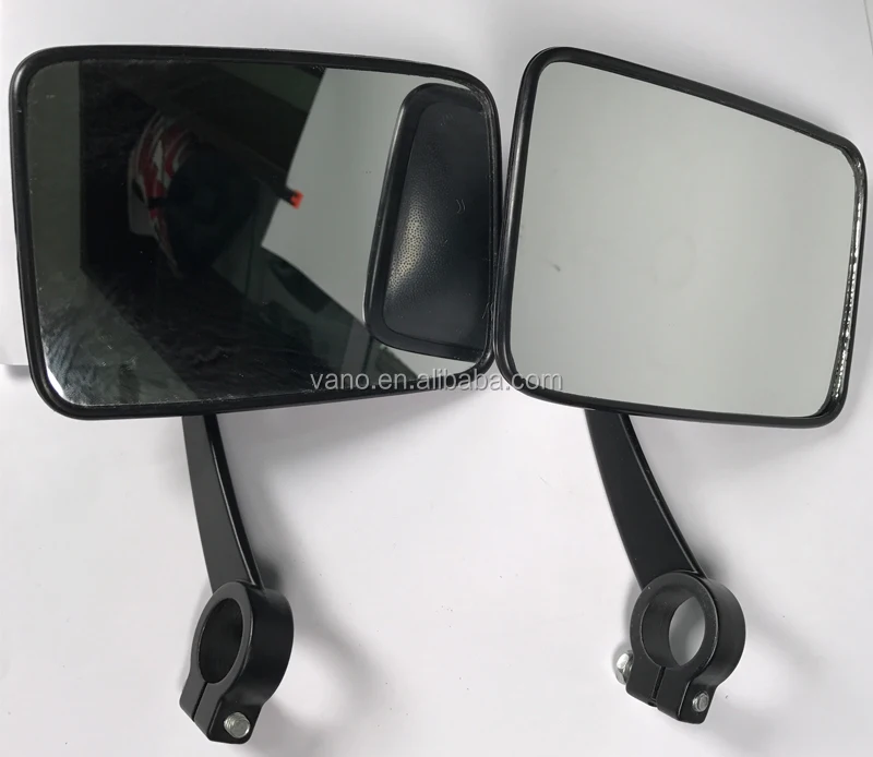 Motorcycle Plastic Black MZ SIMSON Rearview Rear Mirrors