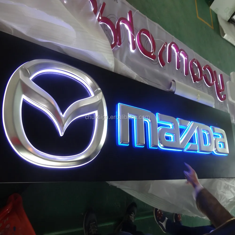 ボラッドバックライト付き屋内ledサインボードで形成されたマツダ車ロゴ真空 Buy ステンレス鋼アクリル Led 看板 すべての車のロゴ照明 Led 手紙 広告照光屋外真空成形車の Led 看板 Product On Alibaba Com