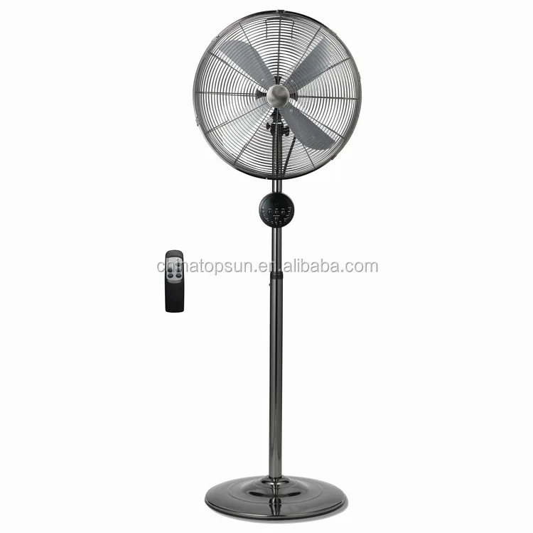 18 Pulgadas Control Remoto Temporizador Soporte De Metal Precio De Fábrica Ventilador De Pie Con Temporizador Barato