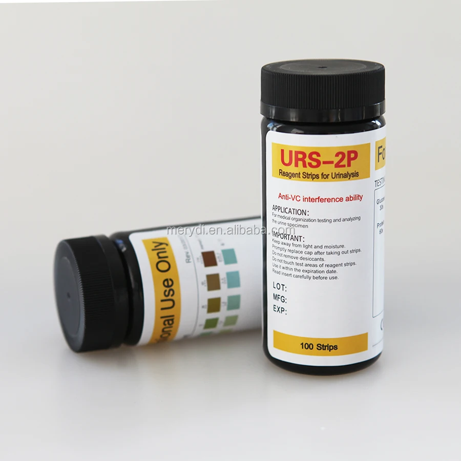 Glucose Protein 2 Parameters Urine Protein Test Strips Kidney Disease