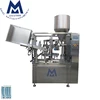 Energy Saving High Capacity Eyelash Glue Metal Tube Filling Machine / Small Dose Glue Filling Sealing Equipment