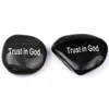 Engraved polished river rocks and small stones