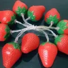 Battery Powered 10 LED plastic strawberry String fairy Lights for wedding party festival Christmas decorative Garden Outdoor