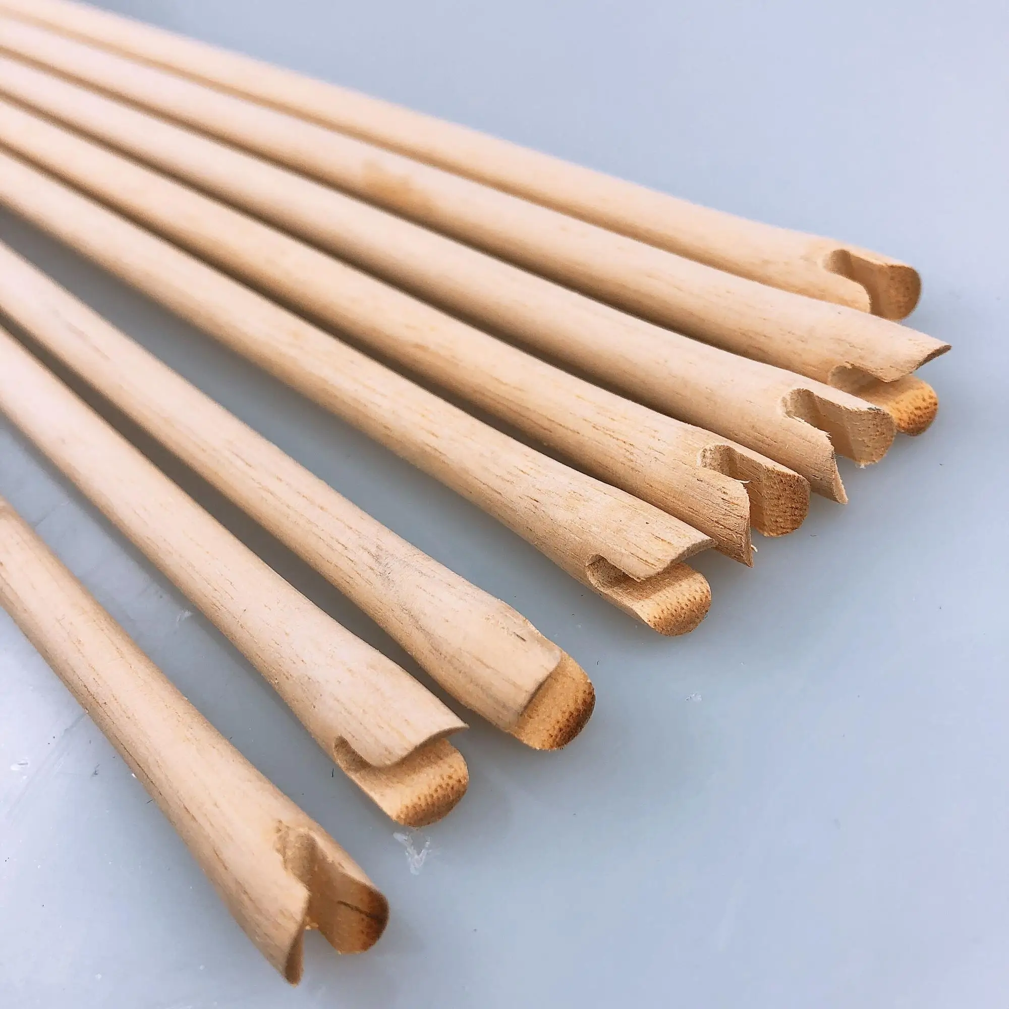 Halffinish Selfnock Barrelled Wood Arrow Shafts White Wood Ramin