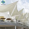 PTFE tensile fabric for architecture economic type easy clean aging resistant 20 years warranty made in China