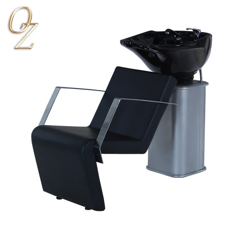 Multi Use Salon Shampoo Bowls And Chairs Simple Shampoo Unit