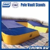IAAF certification factory training and competition athletics equipment pole vault standard, pole vault sponge bag, jumping mats