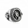 Hot selling 316L stainless steel Madonna hand of god rings for men and women peace sign birds unique jewelry man rings