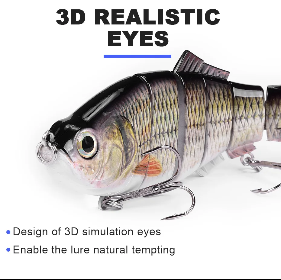 110g Lifelike Swimming Big Tilapia Bait Lure,In Stock Colorful