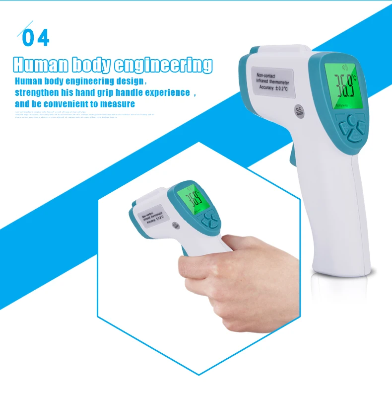 SZKIA Best price non contact medical infrared forehead digital meat baby thermometer