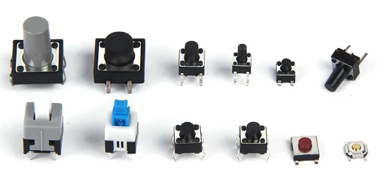 Momentary Tactile Switch 250gf 6x6 Right Angle Side Push Type Button ...