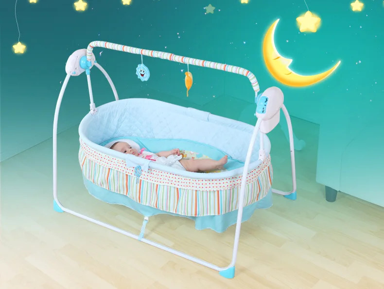 pimi electric cradle baby crib rocking bed newbo