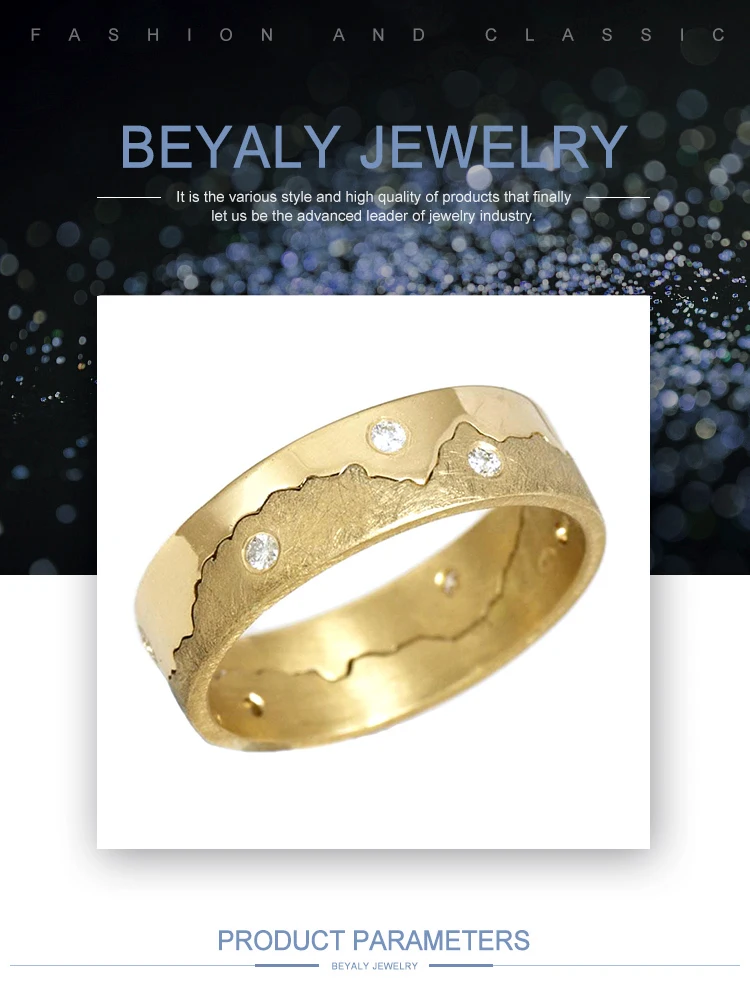 Wholesale female new cz silver trendy gold jewelry