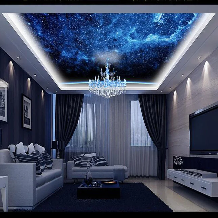 Look in den himmel decke design hotel sky glänzenden glitter 3d ...