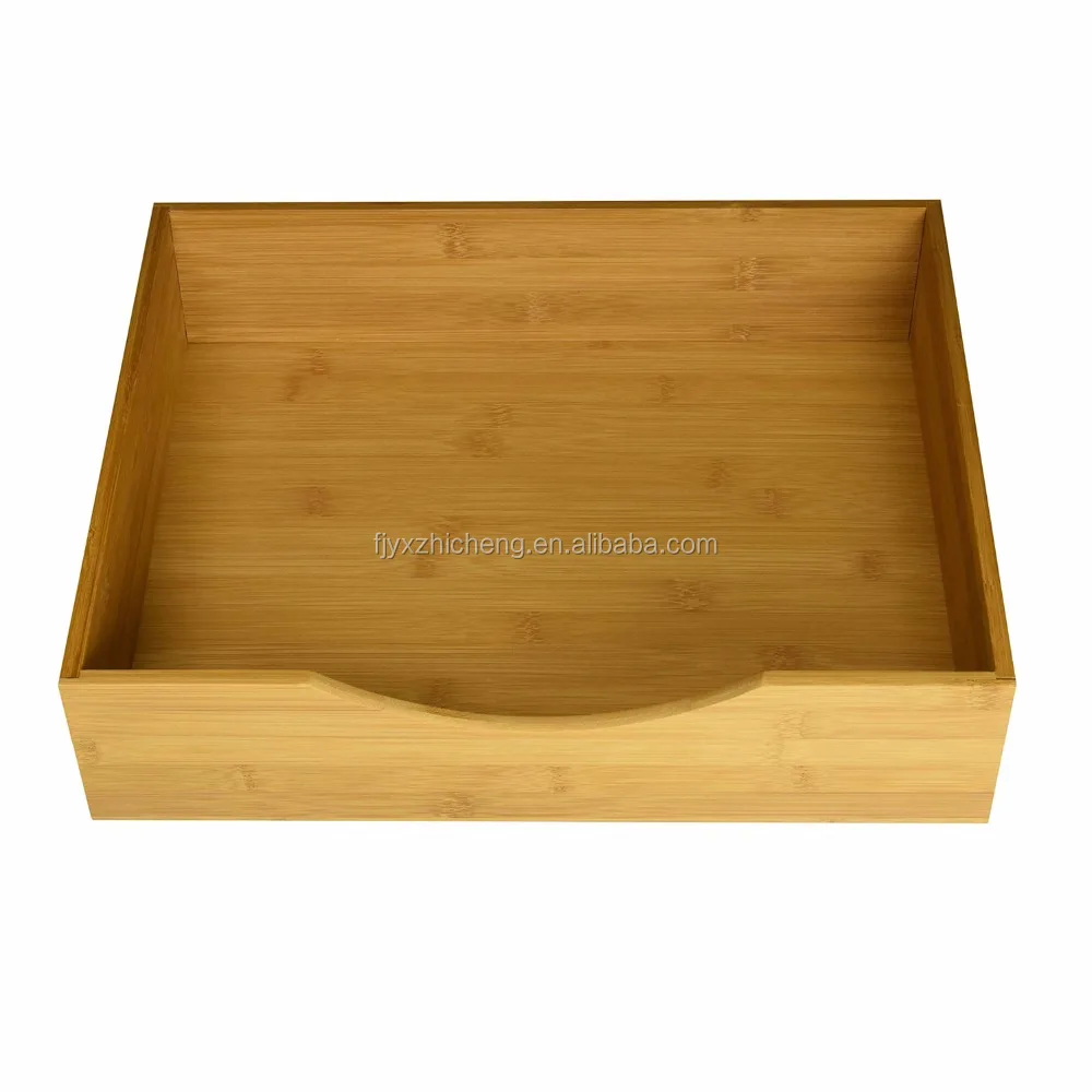 Home Kitchen Bamboo Drawer Organizer Box Lingerie Storage Box