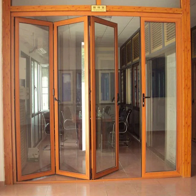 High Quality Aluminum Exterior Glass Door aluminum casement door australian standard