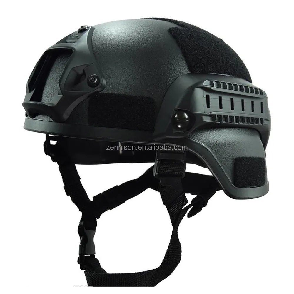 Nij Iiia Standard Military Ballistic Aramid Helmet Mich 2000 Tactical ...