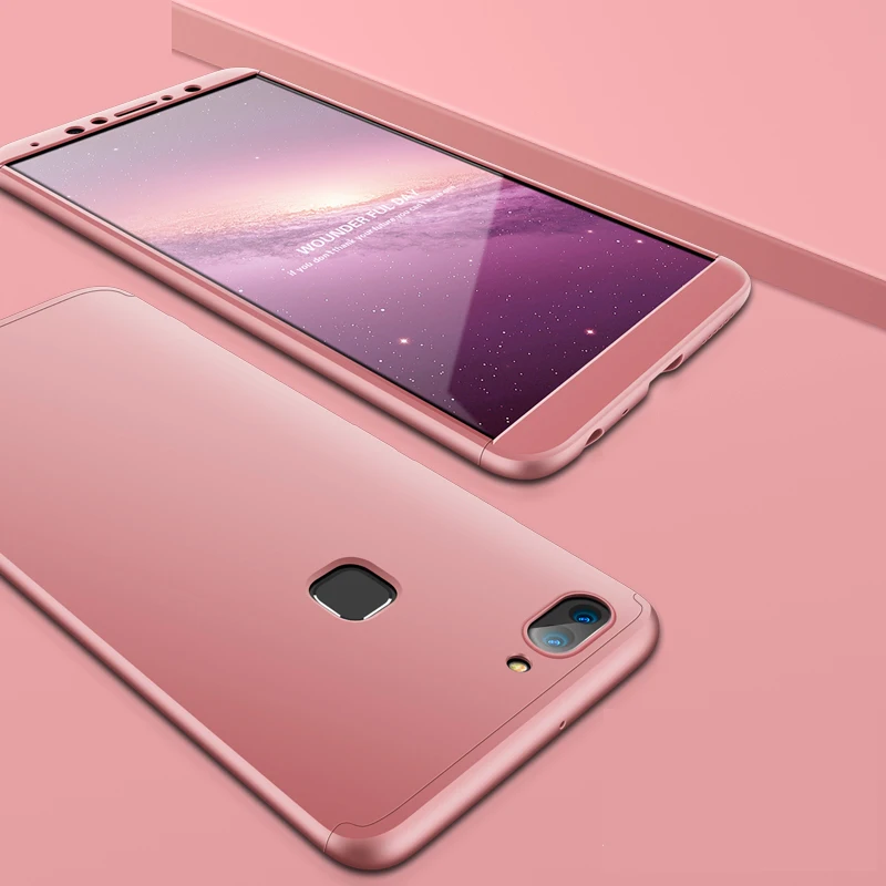 case for Vivo X20 Cover, Removable 3in1 Hard PC Shield Back Cover Case for Vivo X20 phone cases