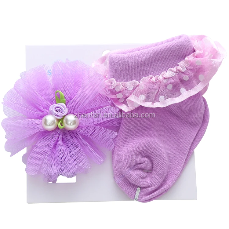 100 Combed Cotton Hand Knitted Newborn Baby Socks Matching With