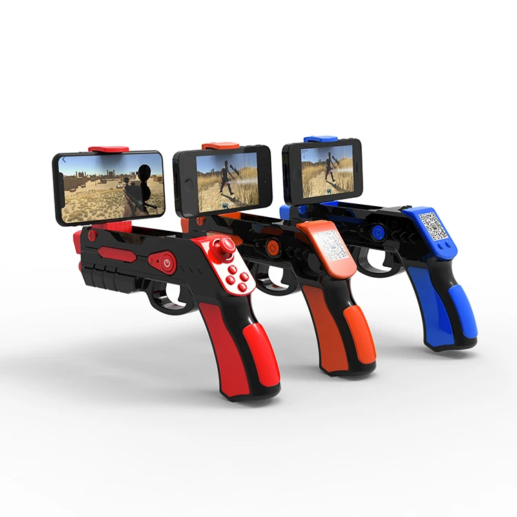 block shooter phone game laser gun