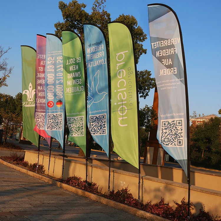 Advertising Wind Blade Flags Church Feather Banners And Wind Blade Flags Church Feather Banners