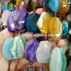 Agate Slices Wholesale Natural Gemstone Beads Irregular Shape Mix Color 40mm Large Agate Slice For Lucky Pendant